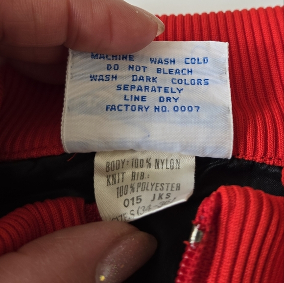 Adidas Windbreaker Jacket Men's S Full Zip Colorblock Zip Pockets VTG 1970S RED - Picture 14 of 16